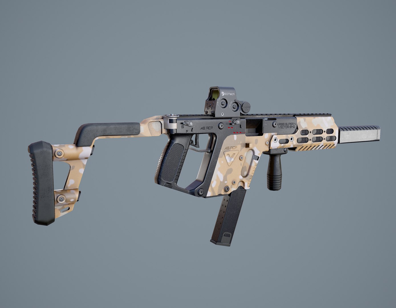 3D submachine gun smg kriss model https://p.turbosquid.com/ts-thumb/fu/IC9acA/HzbZ5CMU/screenshot045/png/1598946193/1920x1080/fit_q87/156251ce55e2adfe3f7ac4bd5e7f57aa64067914/screenshot045.jpg