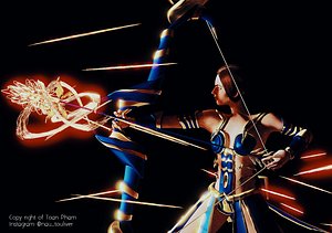 3D character : god justice