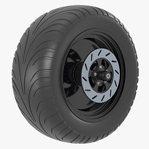 3D model wheel 091