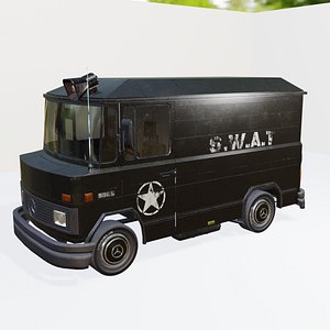 Lowpoly Mercedes 508 L