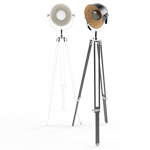 3d loft floor lamp tripod