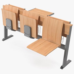 University Seating System For Three Places model
