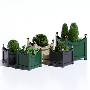 outdoor curved aluminum 3D