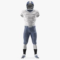 American Football Player Uniform