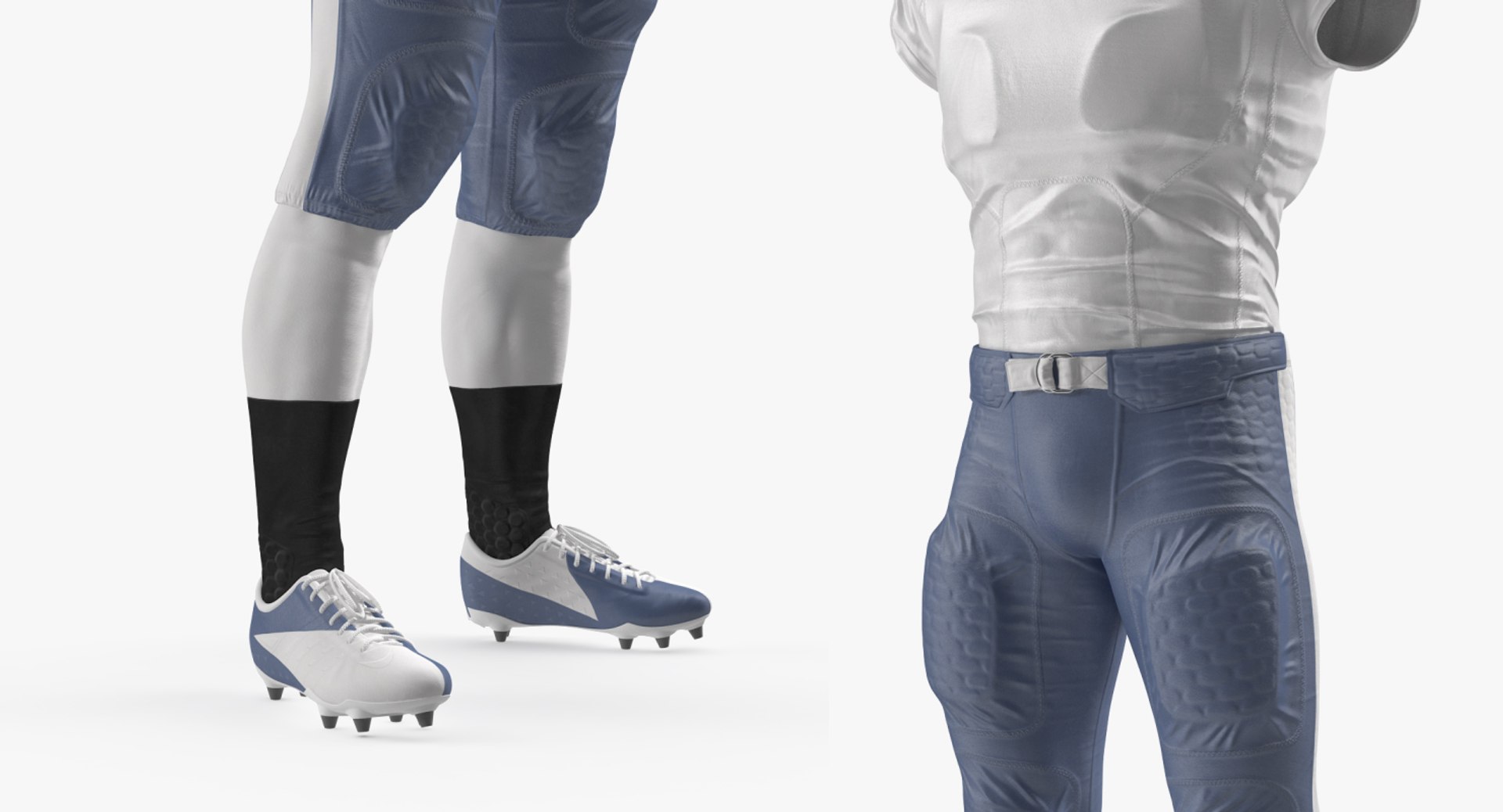 Los Angeles Rams Football Player Uniform 3D model