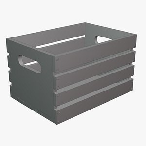 Wooden Crate - Geometry Only No Textures No Materials model