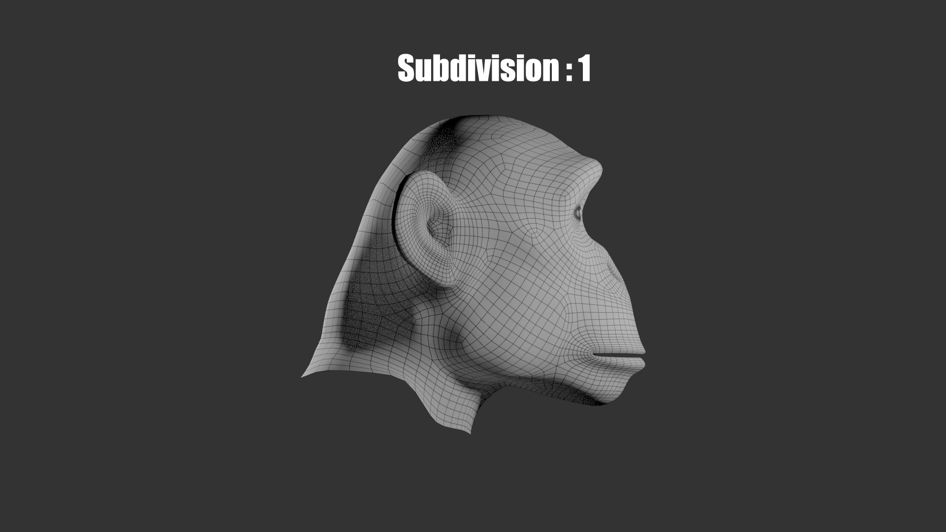 3D Monkey Head Model - TurboSquid 1991649