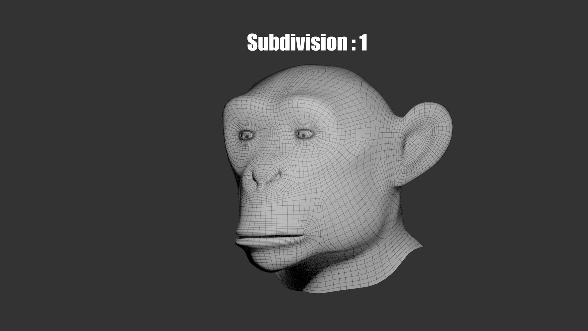 3D Monkey Head Model - TurboSquid 1991649