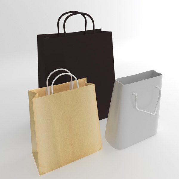 3ds max 3 shopping bag