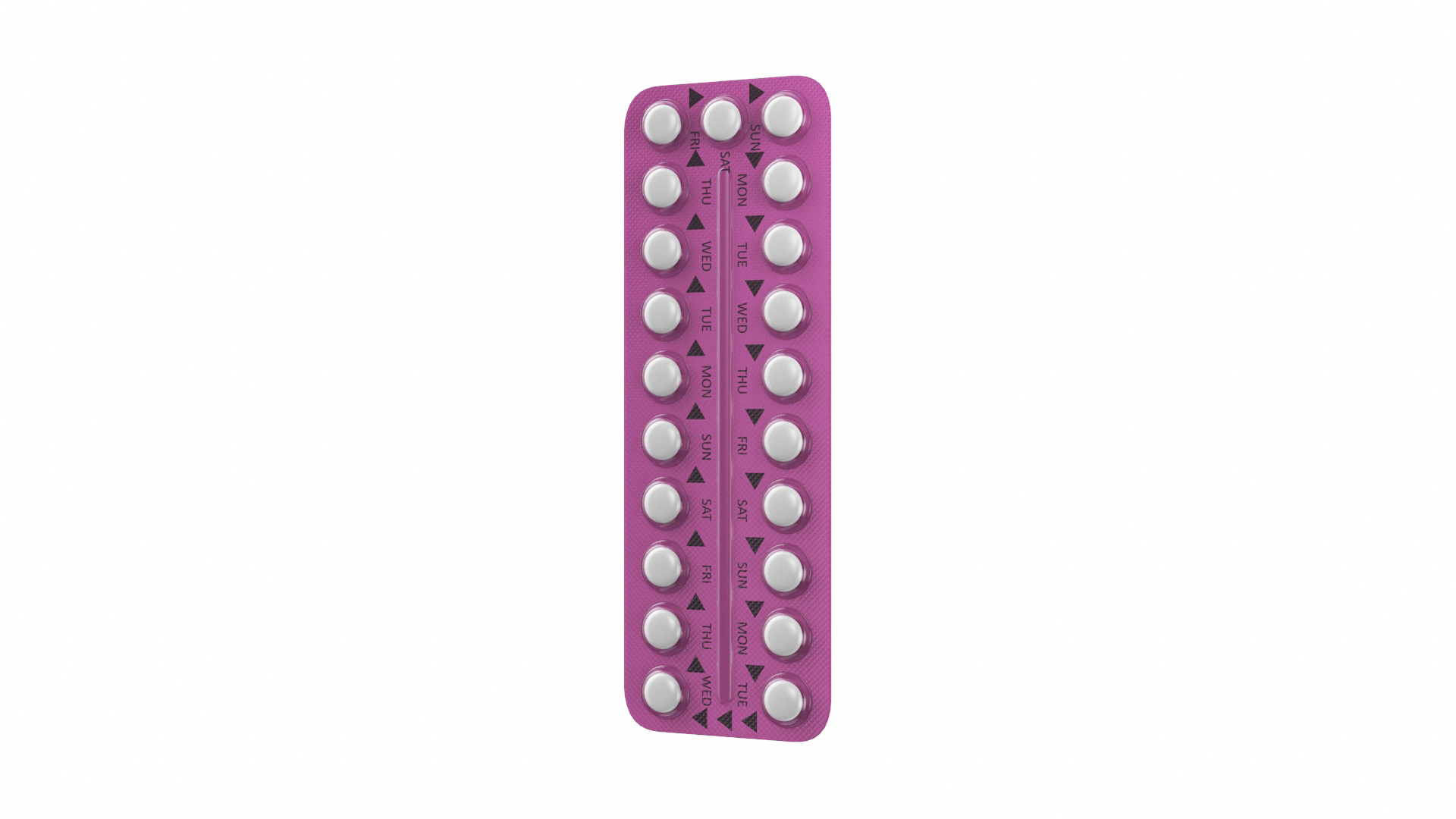 3D Model Birth Control Pills Pack TurboSquid 2166150