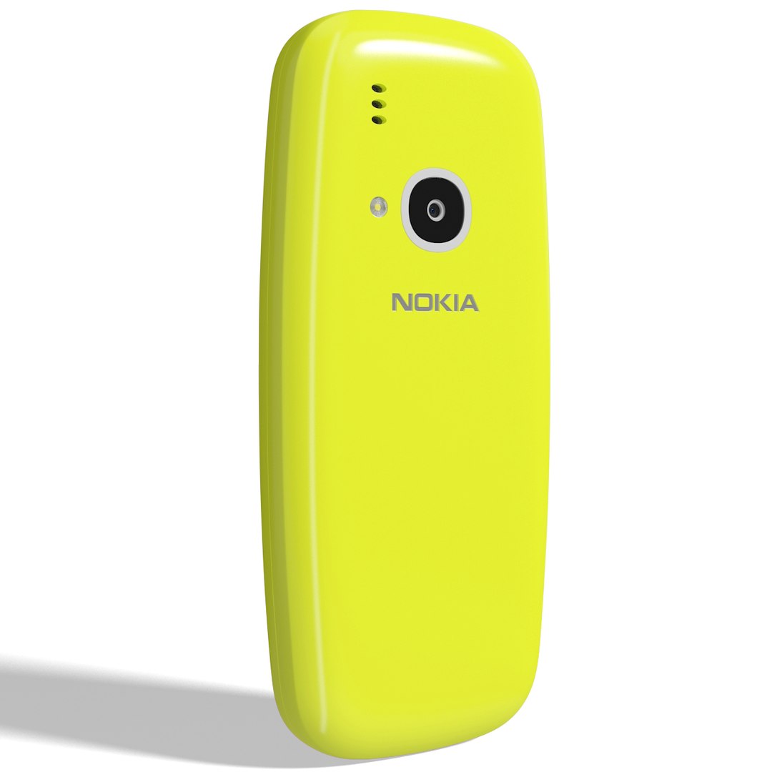 3d Realistic Nokia 3310 2017 Model