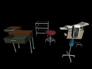set doctors office 3d max
