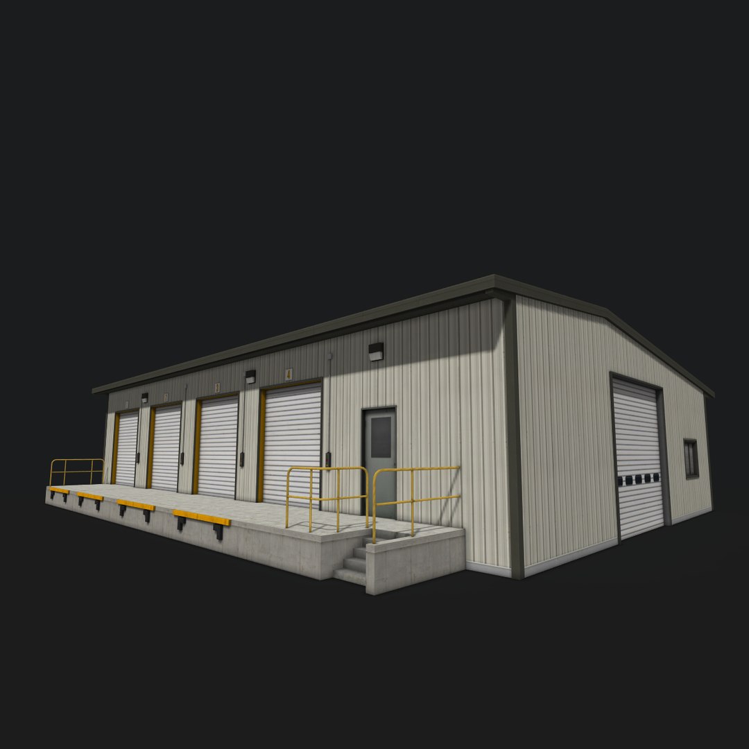 Warehouse 3d Model