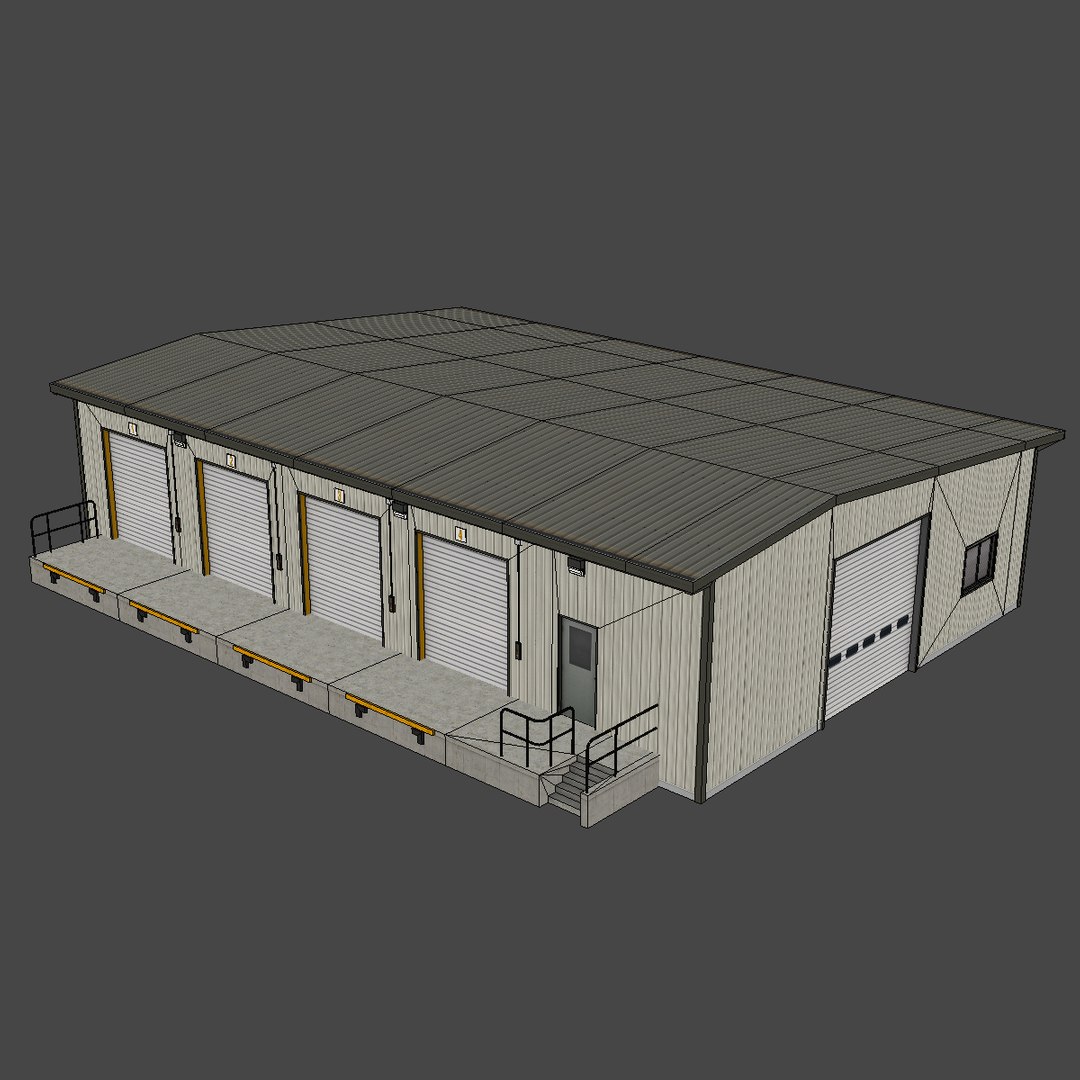 Warehouse 3d Model