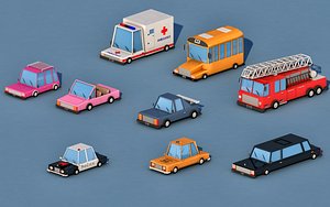 Cartoon City Cars v1