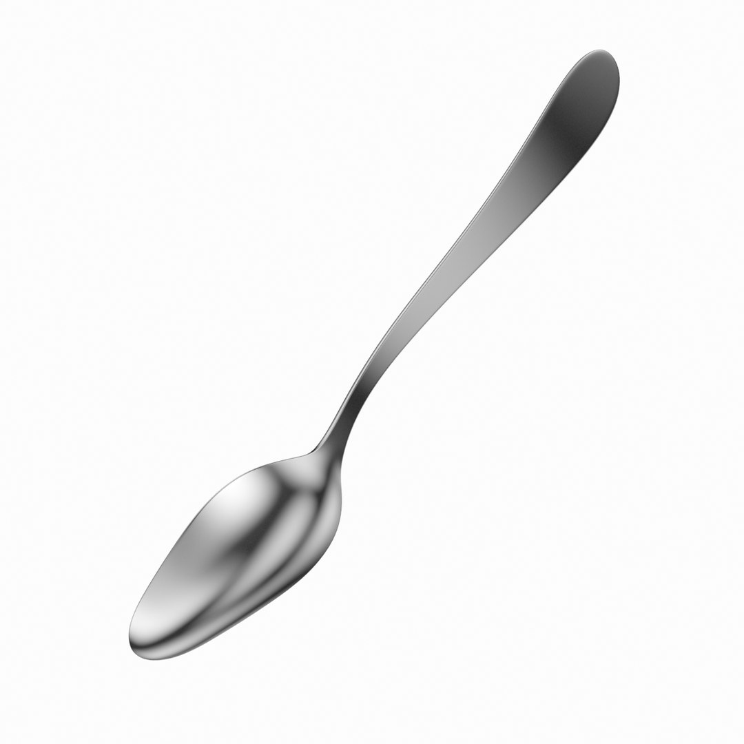 3d Common Cutlery Fruit Spoon - Turbosquid 1284516