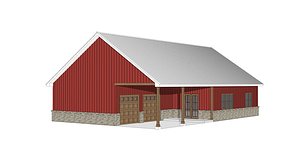 Barndominium House-10 3D model