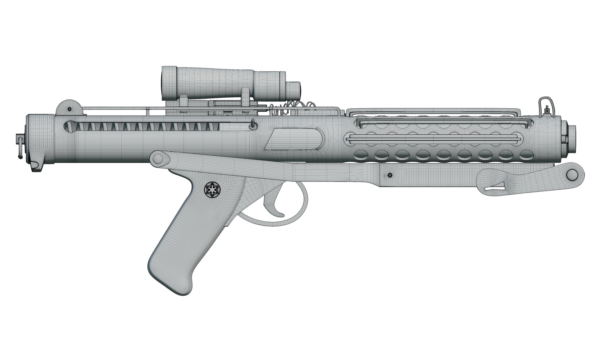 Stormtrooper E 11 Blaster 3D Model TurboSquid 2027997