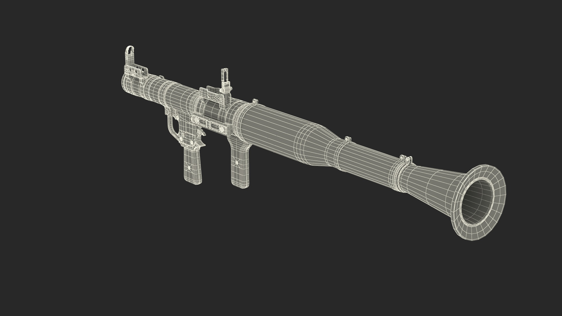 3D Soviet RPG 7 Portable Rocket Launcher TurboSquid 2160560