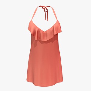 3D model Summer Ruffle Cami Dress