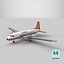 Hawker Siddley HS 748 Airplane 3D model