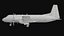 Hawker Siddley HS 748 Airplane 3D model