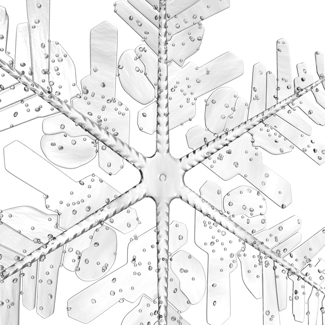 3d Model Snowflake 3