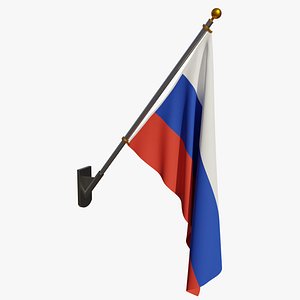 Wall Flag Russia model