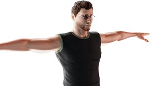 Casual Guy with Sneakers and 4K Textures Download Now 3D model