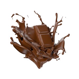 3D Chocolate Splash v1
