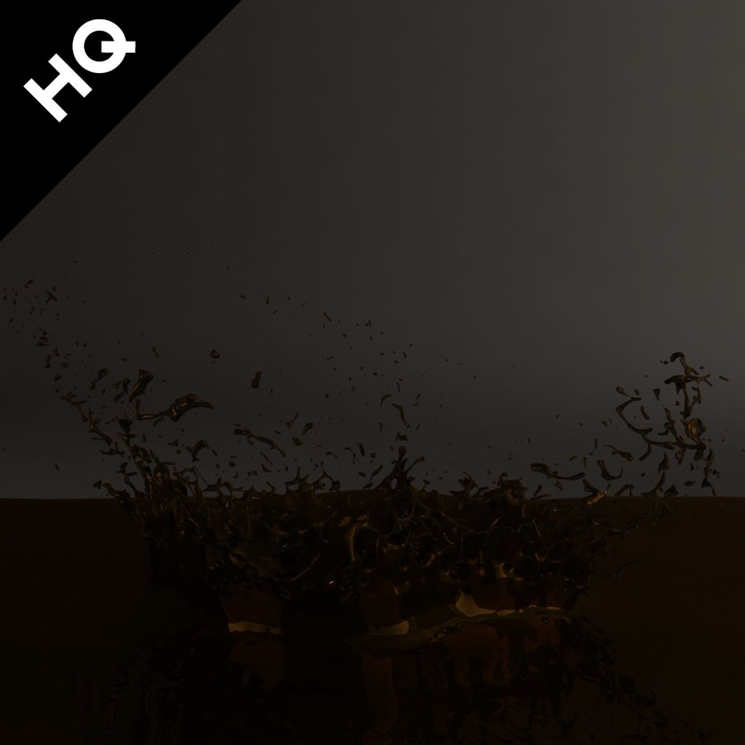 3d obj splash realflow flow