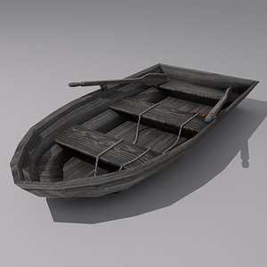 row boat 3d model