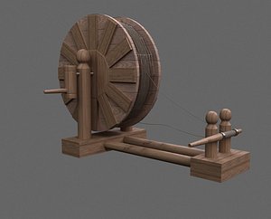 Medieval Sheave - Spinning Wheel - Winder