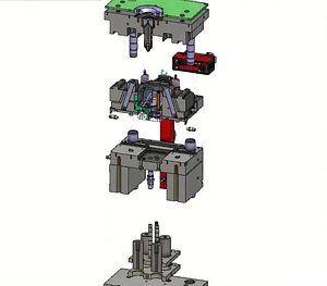 3D Safety Goggle Frame Injection Mold 3D CAD Model