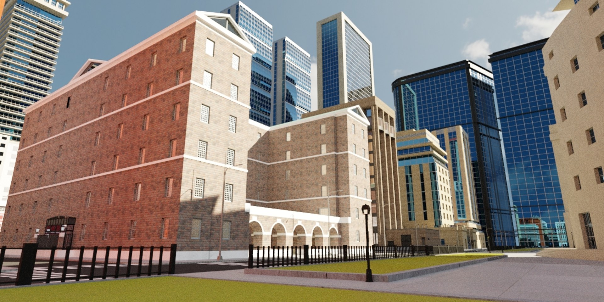 Architecture City Cityscape 3D Model - TurboSquid 1670957