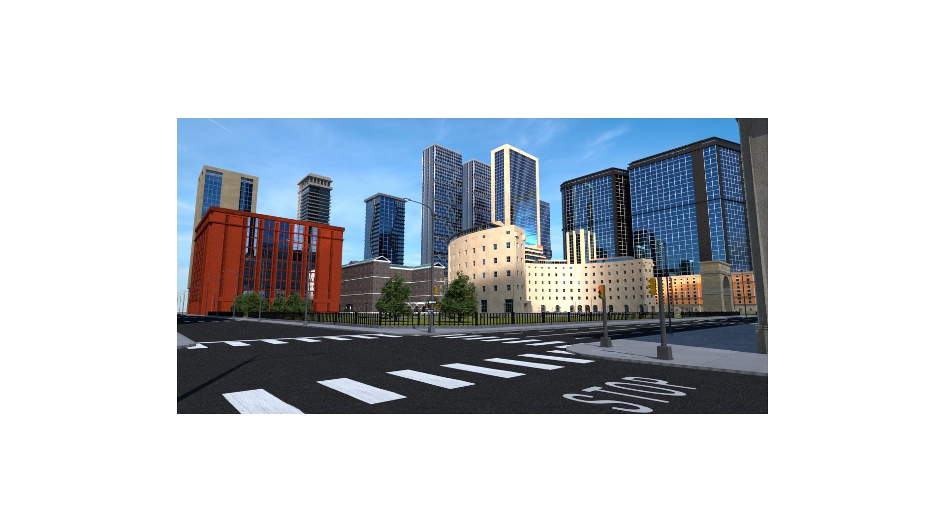 Architecture City Cityscape 3D Model - TurboSquid 1670957