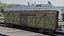 Vagón de mercancías cubierto de ferrocarril