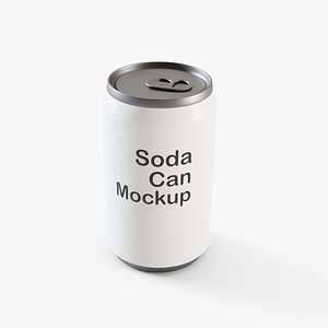 Aluminum soda can 4 3D