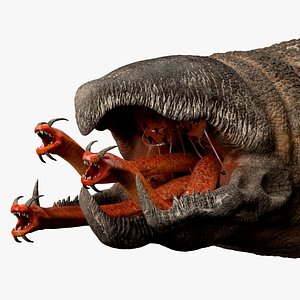 Tremors Graboid Worm Monster 3D model
