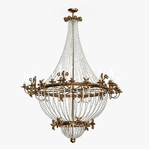 chandelier light 3d max