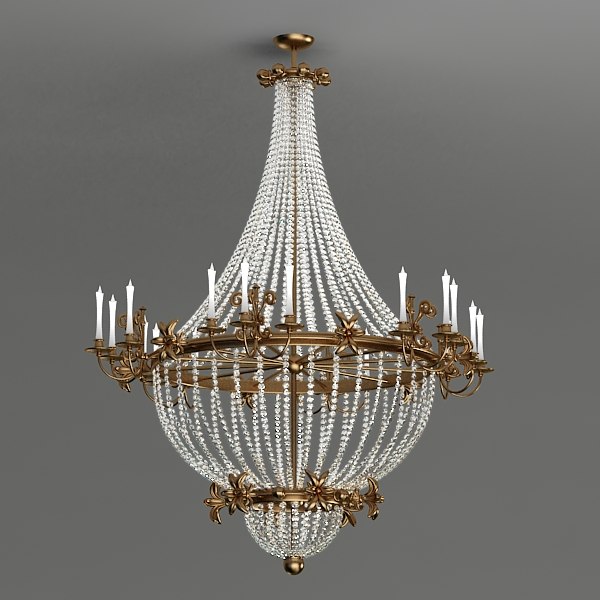 chandelier light 3d max