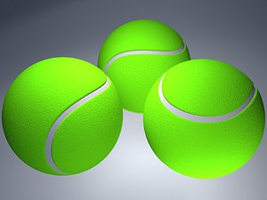 tennis ball 3d model