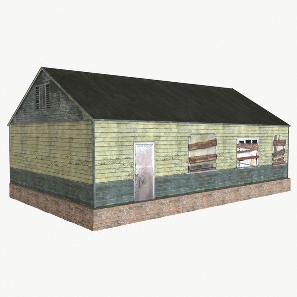 house barn 3D model