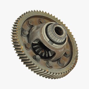 3D Roller Bearing and Gear Raw Scanned model