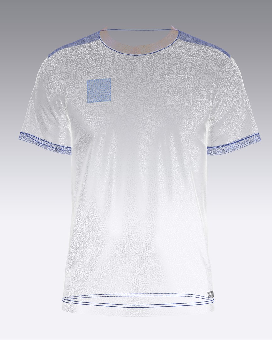 3D Soccer Dark Blue jersey Player 07 - TurboSquid 1950238