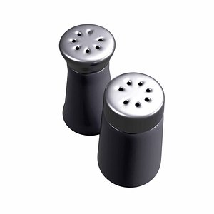 3D Salt and Pepper Shaker model