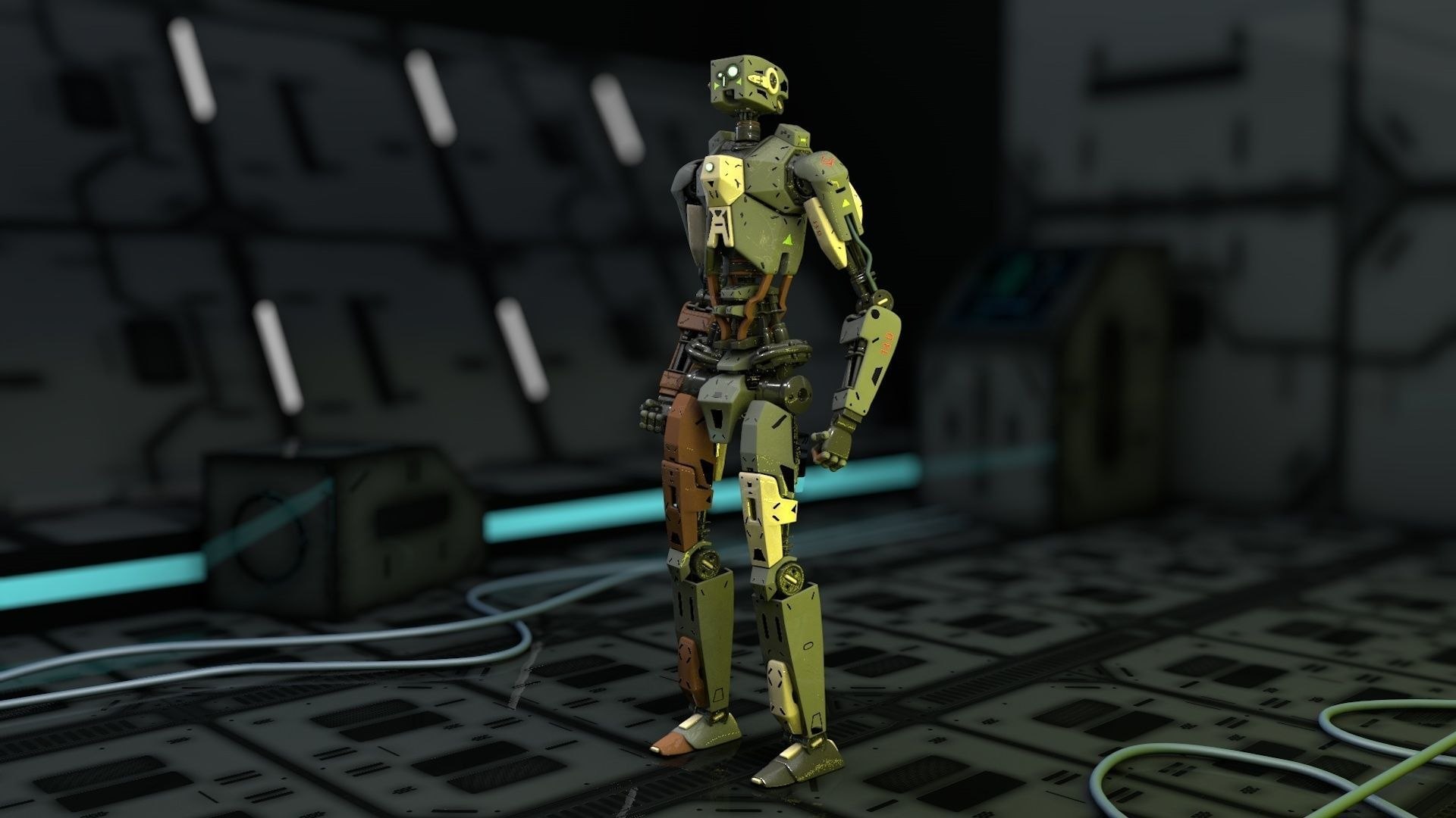 3D Model Robot Rigged - TurboSquid 1257047