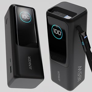 3D Anker Power Bank model