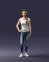 girl in casual 0421