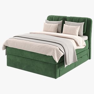 3D Divan bed with storage Lillfjallet